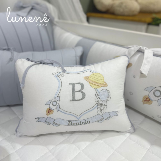 Enxoval de Berço Personalizado 08 Peças Personale 140 fios 9003