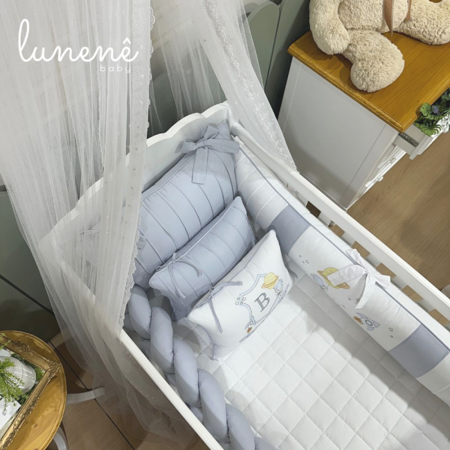 Enxoval de Berço Personalizado 08 Peças Personale 140 fios 9003