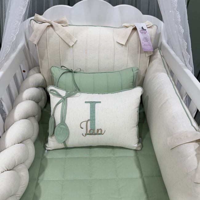Enxoval de Berço Personalizado 08 Peças Personale Baby 4536