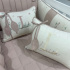 Enxoval de Berço Personalizado 08 Peças Ramo de Flores Terracota Personale 200 Fios 9049