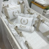 Enxoval de Berço Personalizado 09 Peças Imperial Caqui 200 Fios 4548