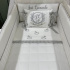 Enxoval de Berço Personalizado 09 Peças Leonardo Baby 200 Fios 4510