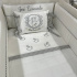 Enxoval de Berço Personalizado 09 Peças Leonardo Baby 200 Fios 4510