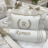 Enxoval de Berço Personalizado 09 Peças Romeu Baby 200 Fios 4548