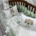 Enxoval de Berço Personalizado Evolutivo 06 Peças Bichinhos Fofucho Baby