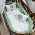 Enxoval de Berço Personalizado Evolutivo 06 Peças Bichinhos Fofucho Baby