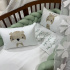 Enxoval de Berço Personalizado Evolutivo 06 Peças Bichinhos Fofucho Baby