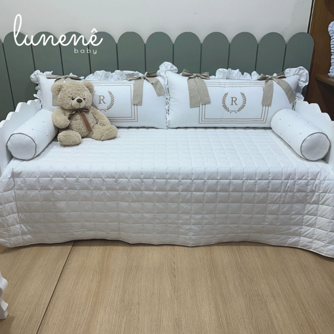 Enxoval de Cama Babá 05 peças Imperial Caqui 200 Fios 4548