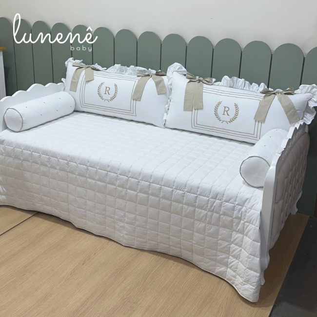 Enxoval de Cama Babá 05 peças Imperial Caqui 200 Fios 4548