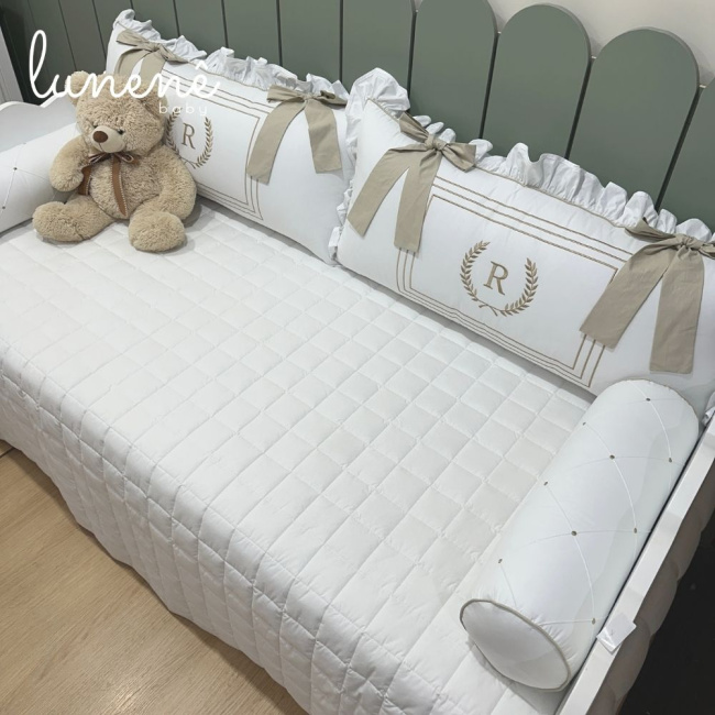 Enxoval de Cama Babá 05 peças Imperial Caqui 200 Fios 4548