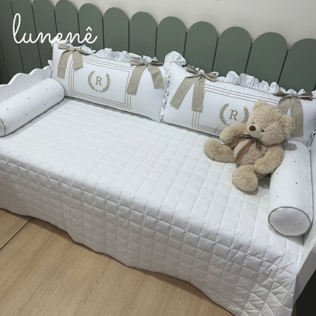 Enxoval de Cama Babá 05 peças Imperial Caqui 200 Fios 4548