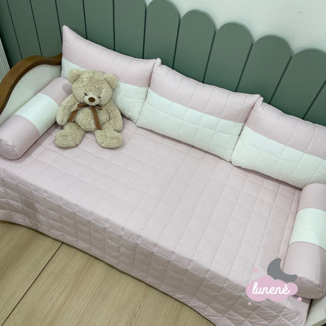 Enxoval de Cama Babá 06 Peças Rose 9015