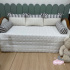 Enxoval de Cama Babá 06 Peças Linho Baby Ursinhos 4430