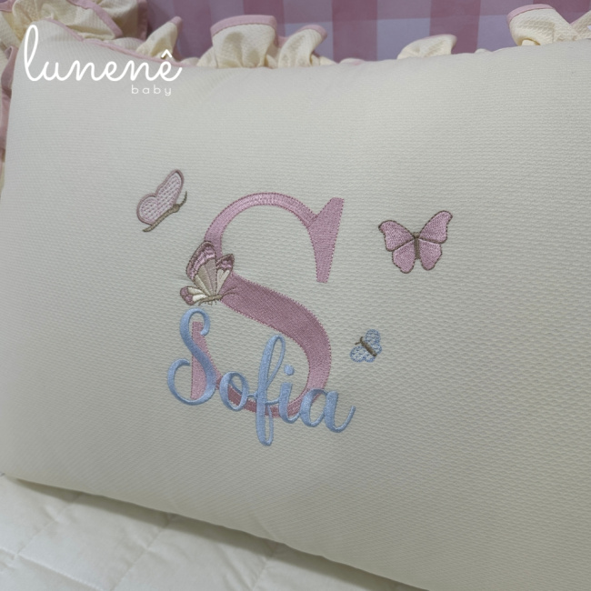 Enxoval de Cama Babá 06 Peças Lunenê Baby Sofia 9105