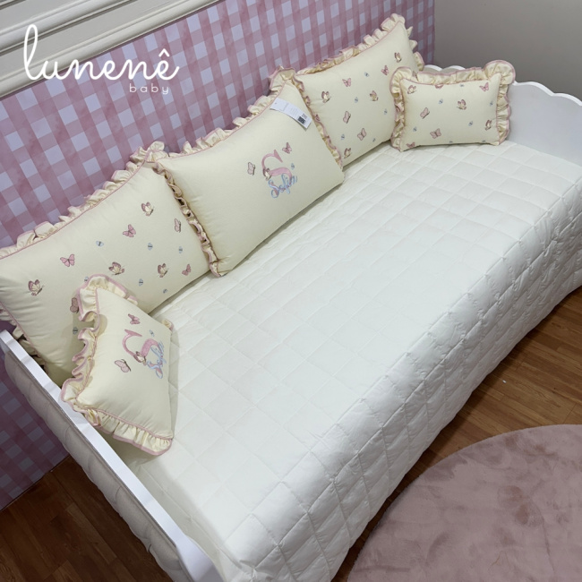 Enxoval de Cama Babá 06 Peças Lunenê Baby Sofia 9105