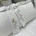 Enxoval de Cama Babá 07 peças Betina Rosê 200 Fios 4522