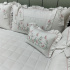 Enxoval de Cama Babá 07 peças Betina Rosê 200 Fios 4522