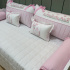 Enxoval de Cama Babá 07 peças Borboletas 200 Fios 4511