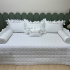 Enxoval de Cama Babá 07 Peças Flores Rose 400 Fios 4517