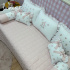 Enxoval de Cama Babá 08 peças Borboleta Ayra Baby 4680