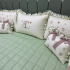 Enxoval de Cama Babá 08 Peças Borboleta Baby 140 Fios Terracota