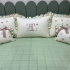 Enxoval de Cama Babá 08 Peças Borboleta Baby 140 Fios Terracota
