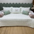 Enxoval de Cama Babá 08 Peças Borboletas Terracota Primavera