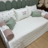 Enxoval de Cama Babá 08 Peças Borboletas Terracota Primavera