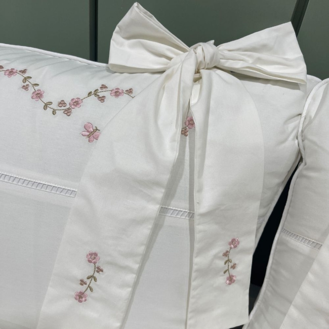 Enxoval de Cama Babá 08 peças Capri Baby 200 Fios 4506