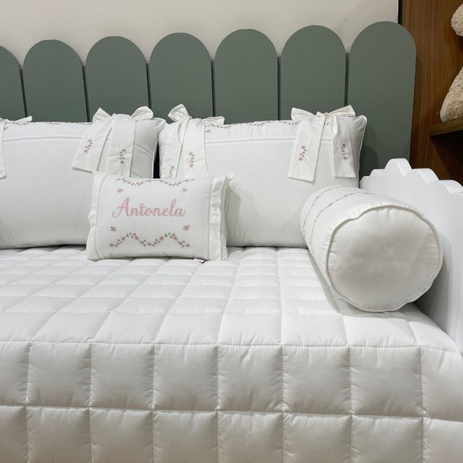 Enxoval de Cama Babá 08 peças Capri Baby 200 Fios 4506
