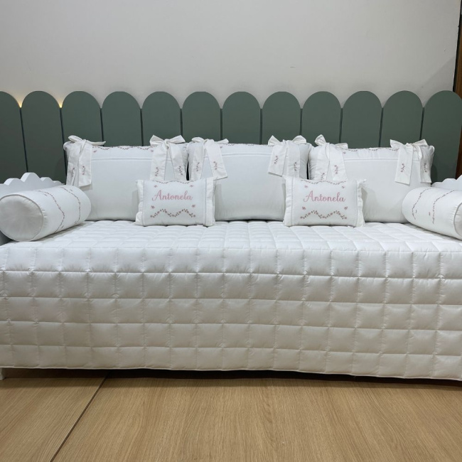 Enxoval de Cama Babá 08 peças Capri Baby 200 Fios 4506