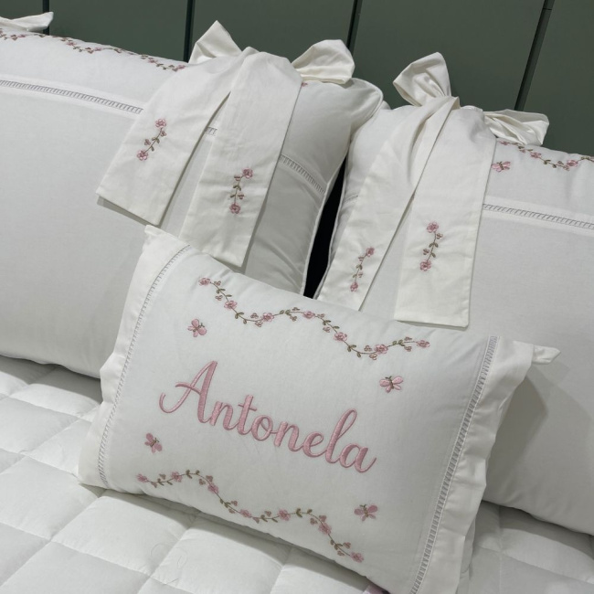 Enxoval de Cama Babá 08 peças Capri Baby 200 Fios 4506
