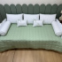 Enxoval de Cama Babá 08 Peças com nome Manuela 200 Fios 9049