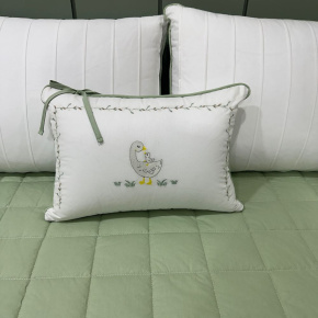 Enxoval de Cama Babá 08 Peças com nome Manuela 200 Fios 9049