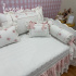 Enxoval de Cama Babá 08 Peças Jardim das Borboletas 4684
