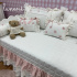 Enxoval de Cama Babá 08 Peças Jardim das Borboletas 4684