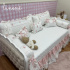 Enxoval de Cama Babá 08 Peças Jardim das Borboletas 4684