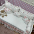 Enxoval de Cama Babá 08 Peças Jardim das Borboletas 4684