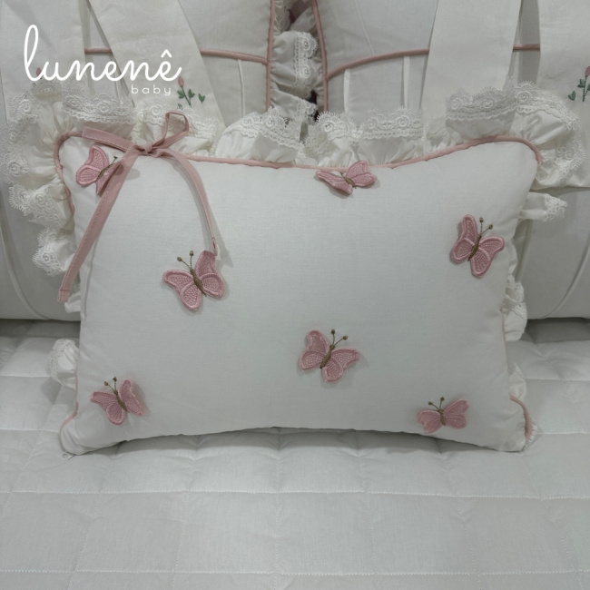 Enxoval de Cama Babá 08 Peças Jardim das Borboletas 4684