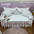 Enxoval de Cama Babá 08 Peças Jardim das Borboletas Antonela 4684