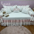 Enxoval de Cama Babá 08 Peças Jardim das Borboletas Antonela 4684