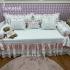 Enxoval de Cama Babá 08 Peças Jardim das Borboletas Antonela 4684