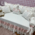 Enxoval de Cama Babá 08 Peças Jardim das Borboletas Antonela 4684