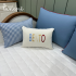 Enxoval de Cama Babá 08 peças Xadrez Azul Bento 4681