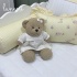 Enxoval de Cama Babá 09 peças com nome Alice 200 Fios 9050