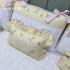 Enxoval de Cama Babá 09 peças com nome Alice 200 Fios 9050