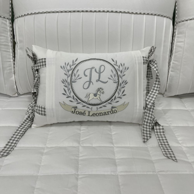Enxoval de Cama Babá 09 peças Leonardo Baby 200 Fios 4510