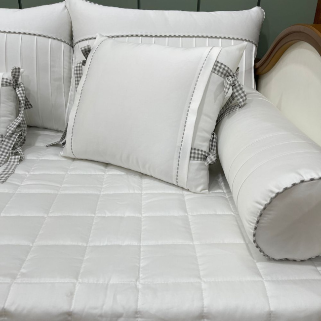 Enxoval de Cama Babá 09 peças Leonardo Baby 200 Fios 4510