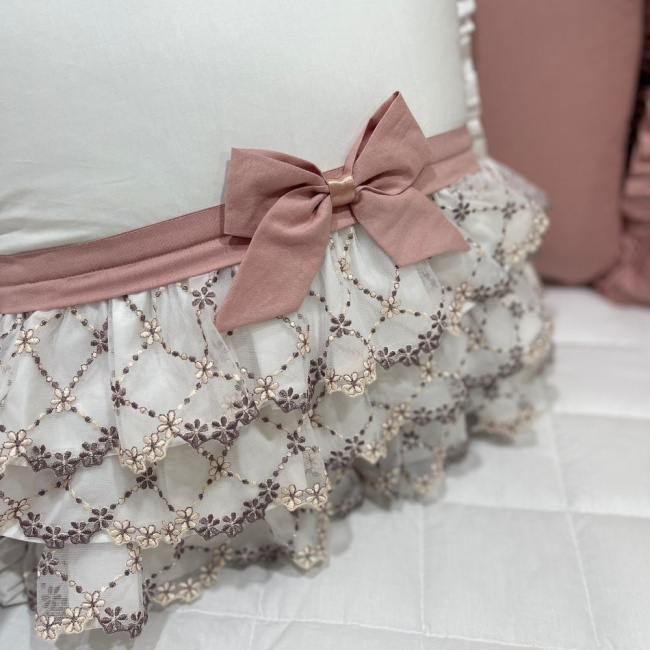 Enxoval de Cama Babá 09 peças Luma Baby 200 Fios 4508