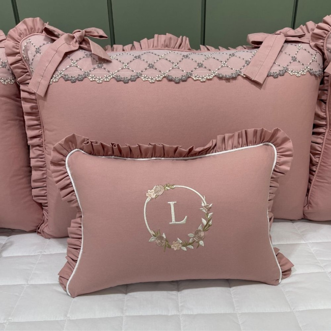 Enxoval de Cama Babá 09 peças Luma Baby 200 Fios 4508